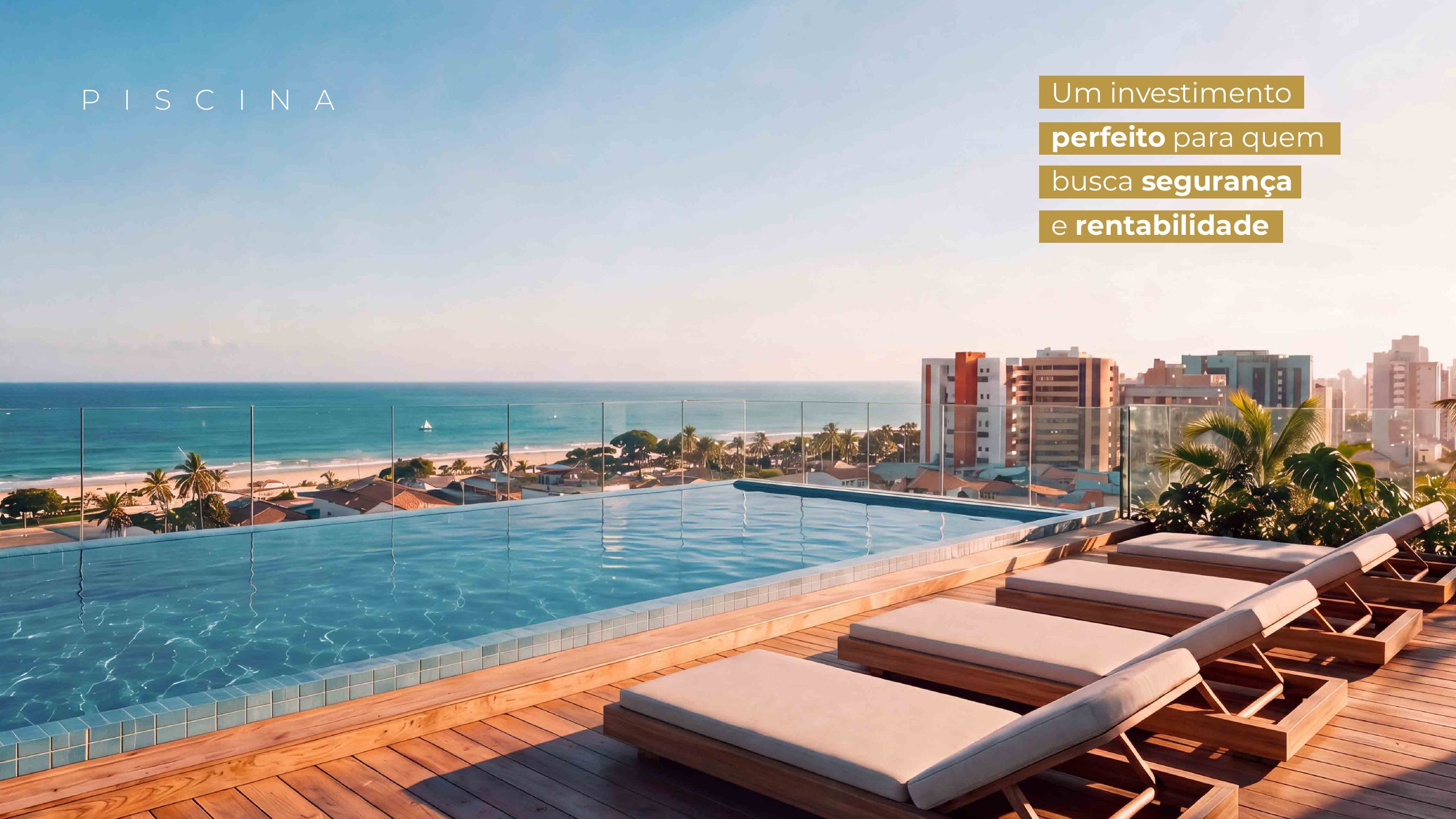 Piscina com vista para o mar da Pajuçara